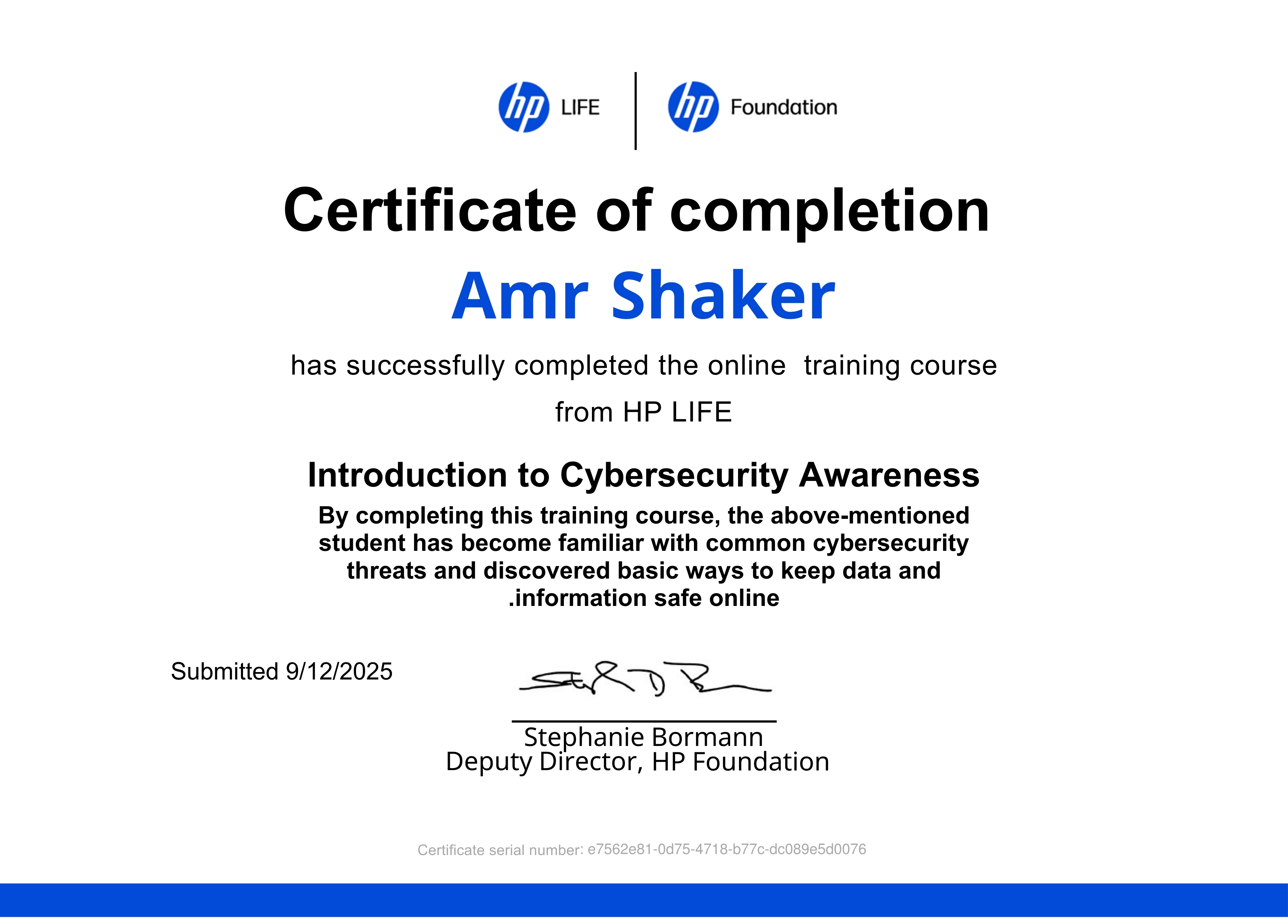 Intro to Cybersecurity Awareness